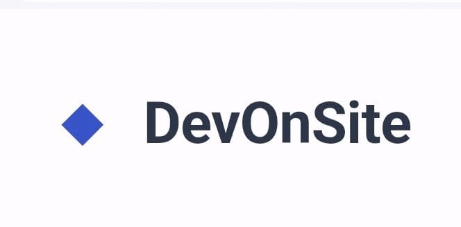 Small Business Website Design, Live in Days | DevOnSite logo